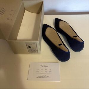 Rothy’s The Point Maritime Navy Washable Sustainable Women’s Flats Size 6.5